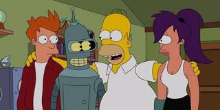 Fry, Bender, Homer and Leela represent the best of Matt Groening