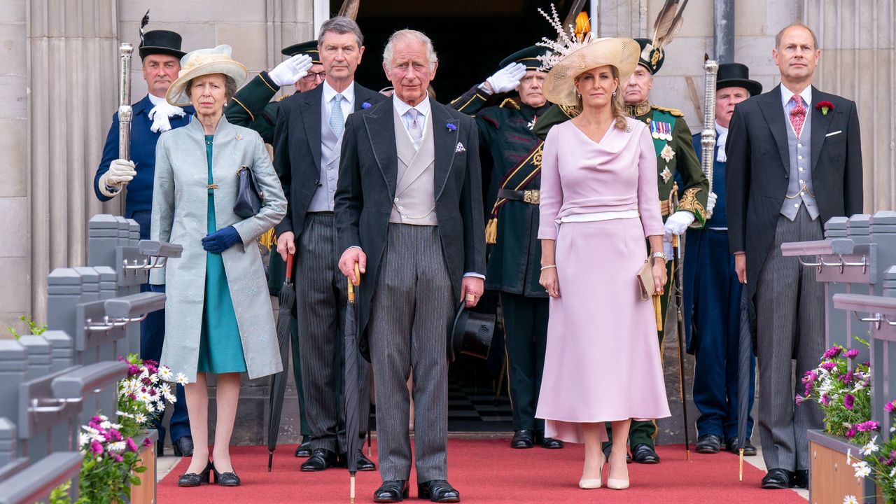 Queen&#039;s children step up to host a garden party at the Palace of Holyrood House