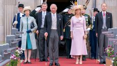 Queen's children step up to host a garden party at the Palace of Holyrood House