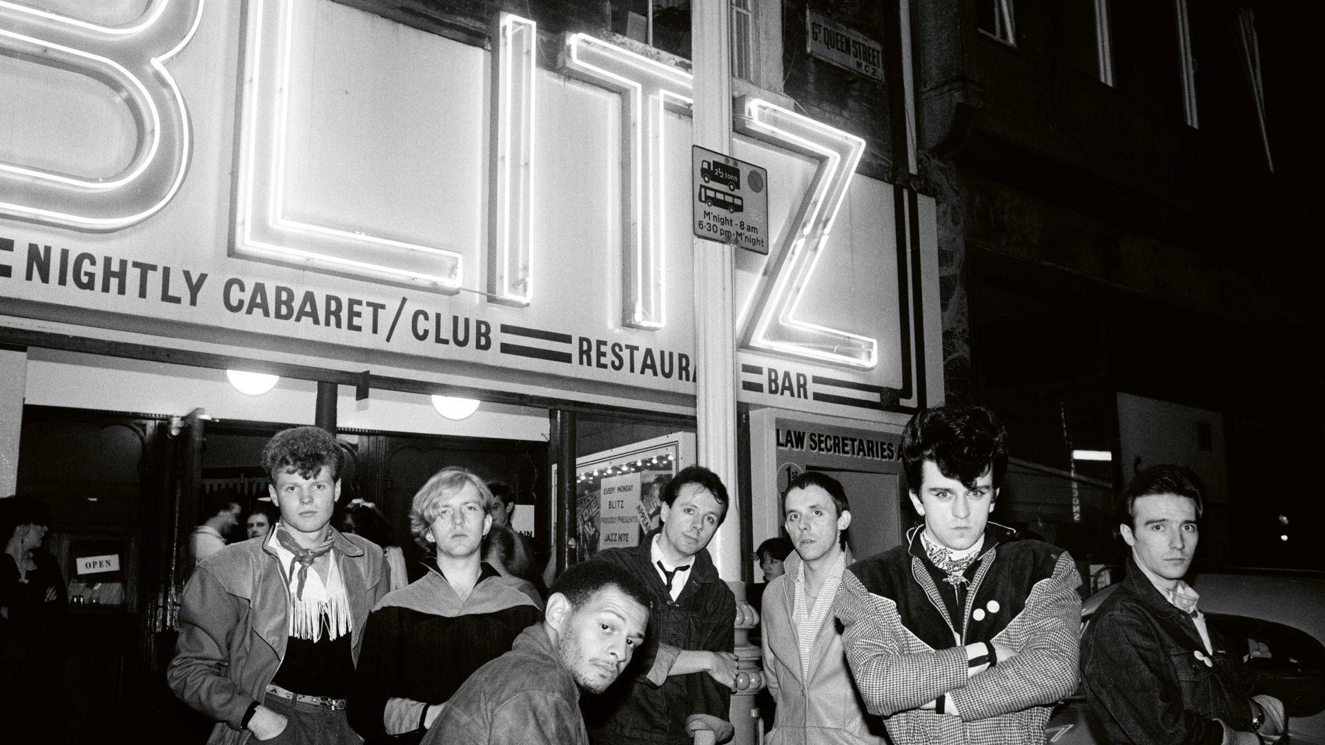 Clubbers outside Blitz