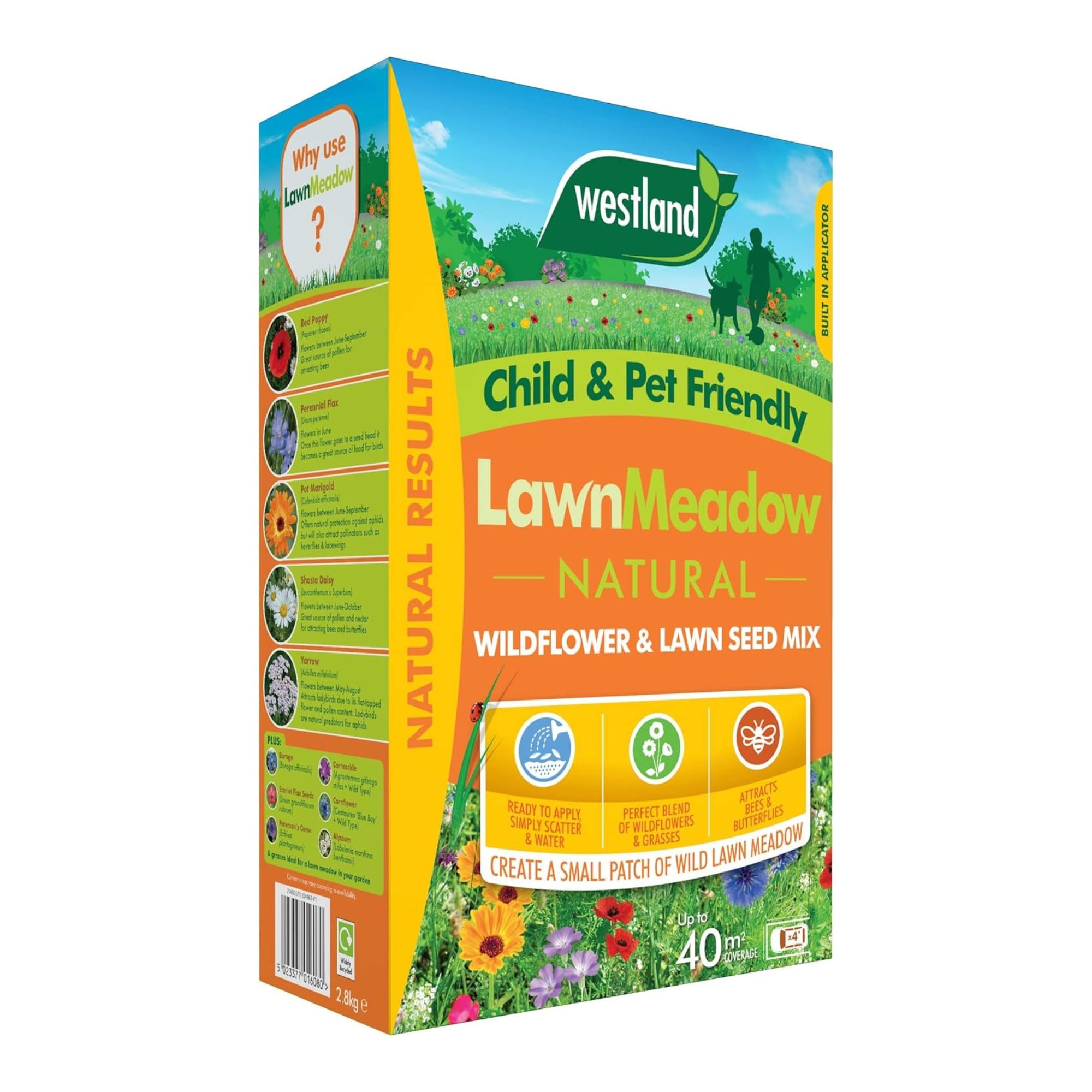 Westland LawnMeadow Wildflower &amp;amp; Lawn Seed Mix