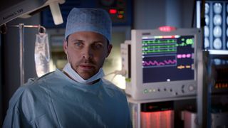 James Anderson plays Oliver Valentine in Holby City