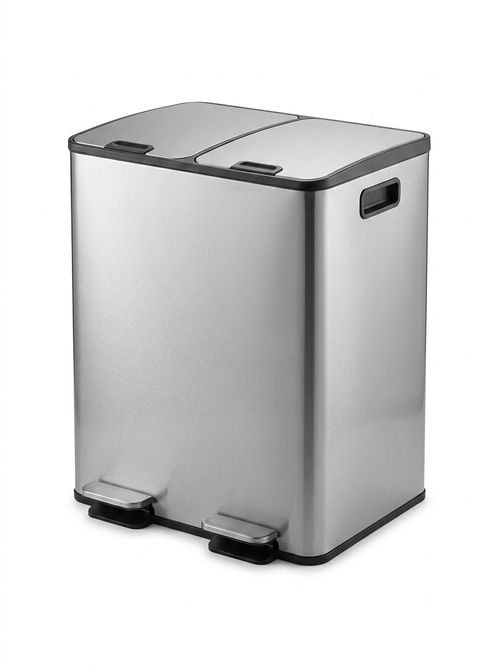 Curve 20/20 Litre Stainless Steel Pedal Bin