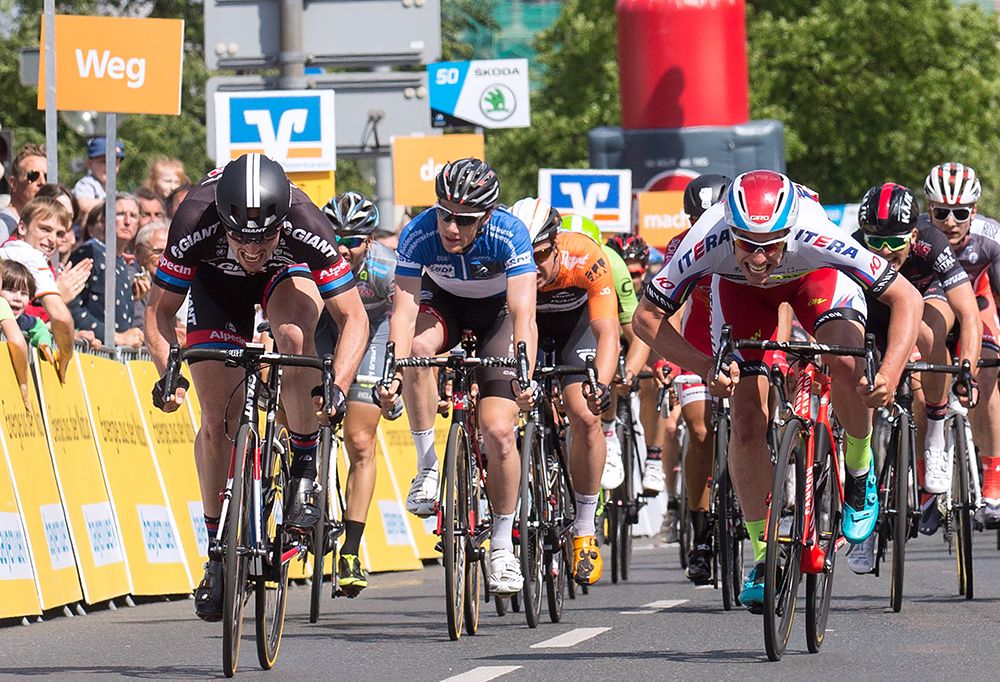 The sprint for the stage honours