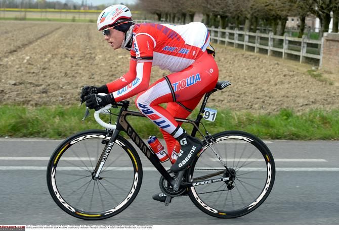 Alexander Kristoff started for Katusha, but suffered from his winning Milan-San Remo effort