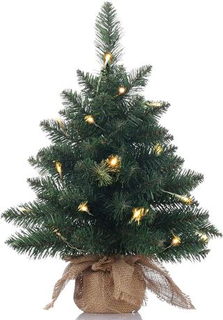 Pre-Lit mini Christmas tree