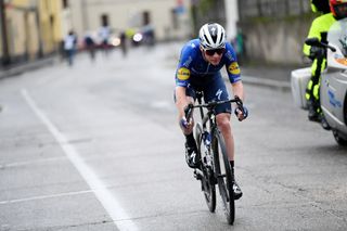 Remco Evenepoel on the attack at the Coppa Bernocchi