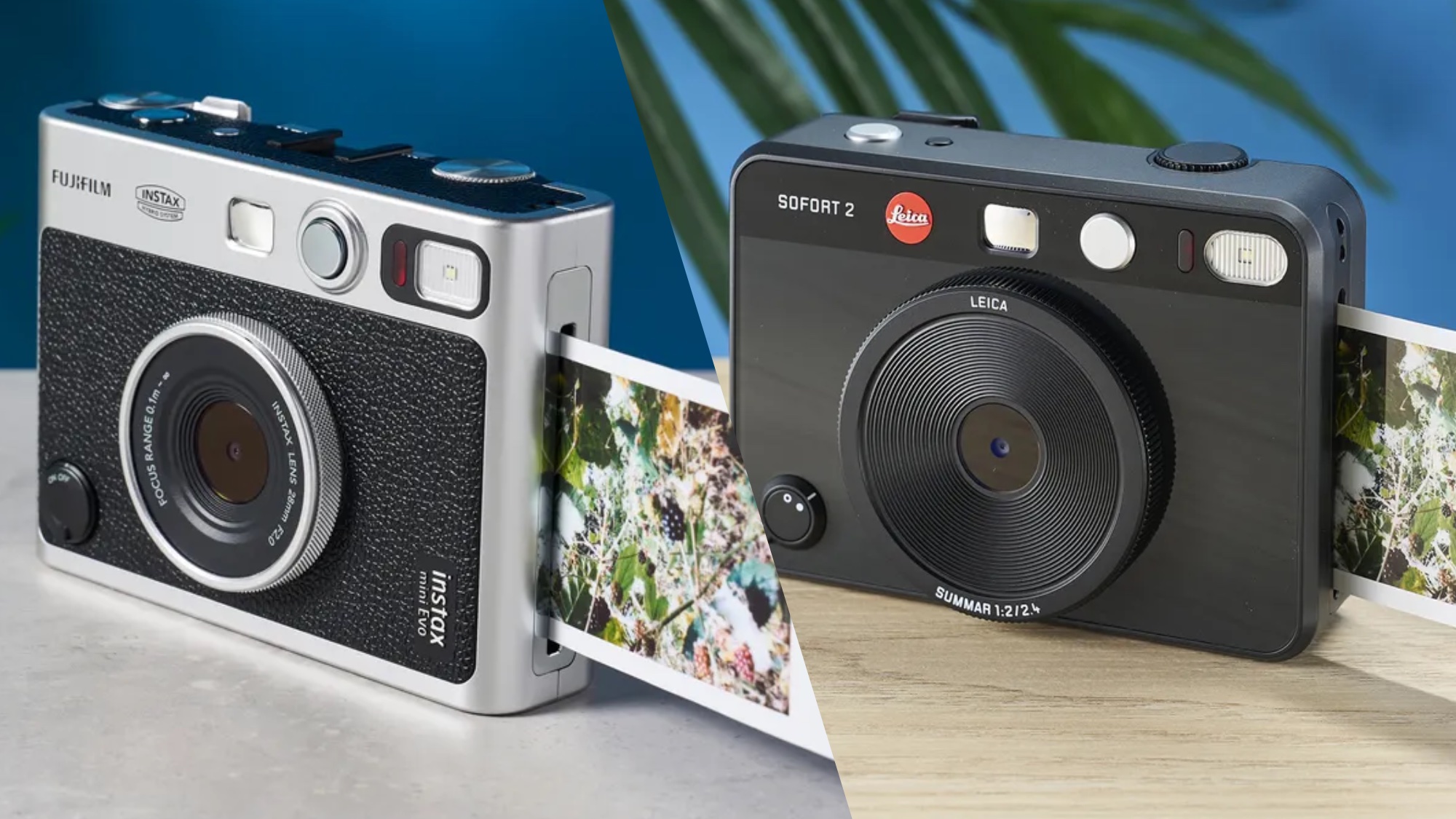 Fujifilm Instax mini Evo vs. Leica Sofort 2