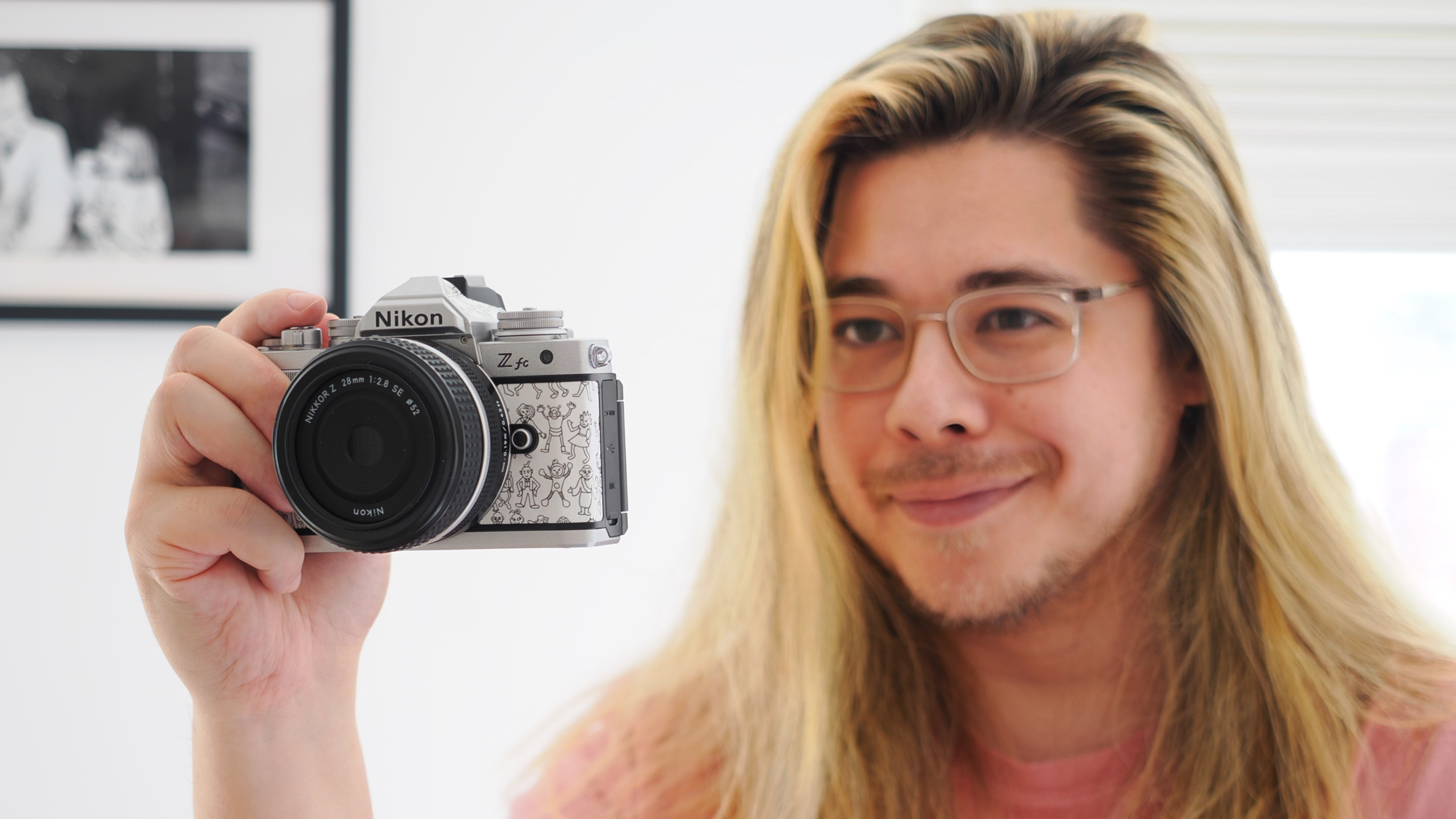 James Artaius using a Nikon Z fc, one of the best cameras for beginners