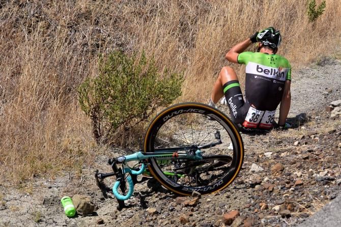 Maarten Tjallingii (Belkin) post-crash