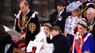 Prince William, Kate Middleton, Princess Charlotte and Prince Louis