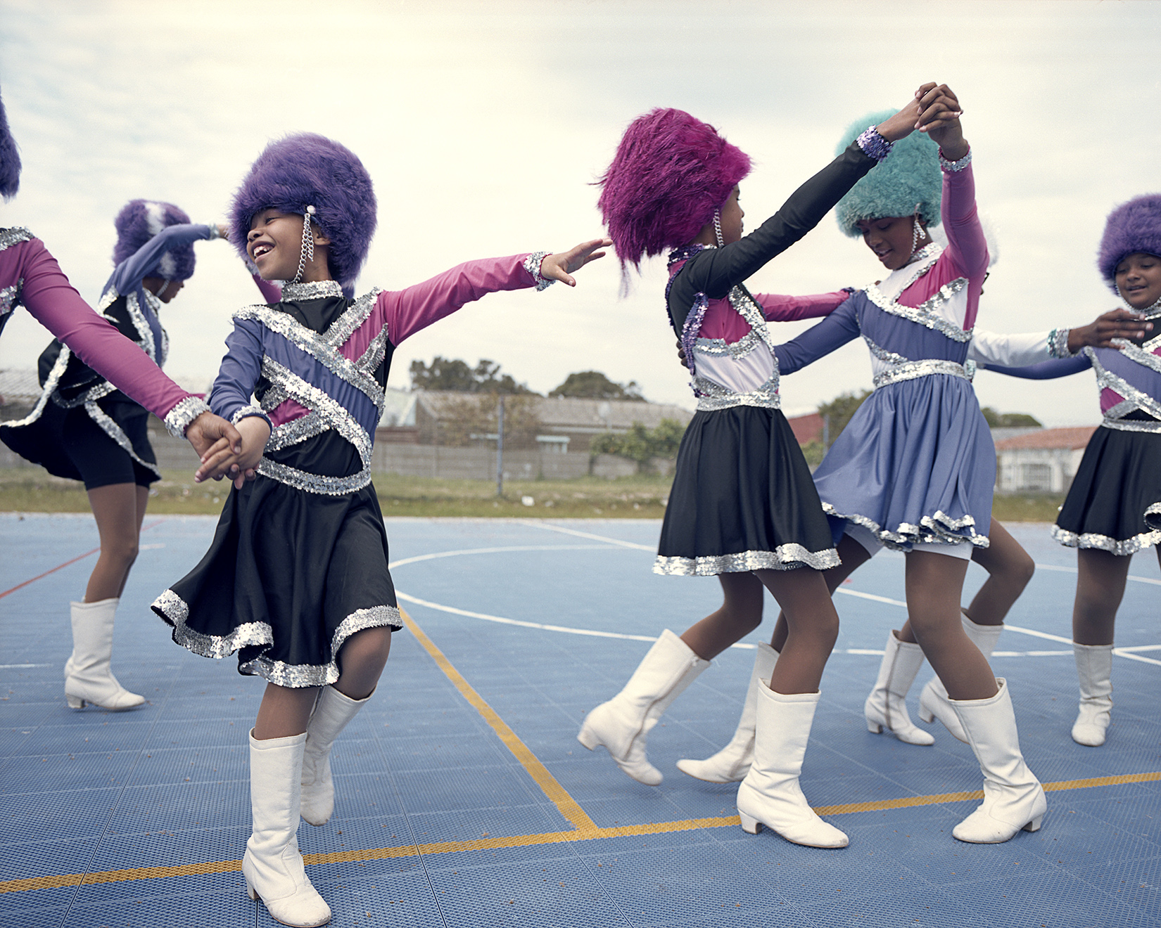 Cape Town, South Africa, 2017. Dr. Van Der Ross Primary School Majorettes.