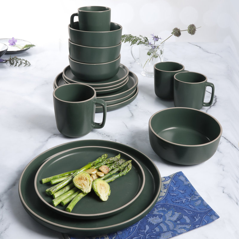 Gibson Elite Zuma 16 Piece Dinnerware Set, Service for 4 &amp;amp; Reviews | Wayfair