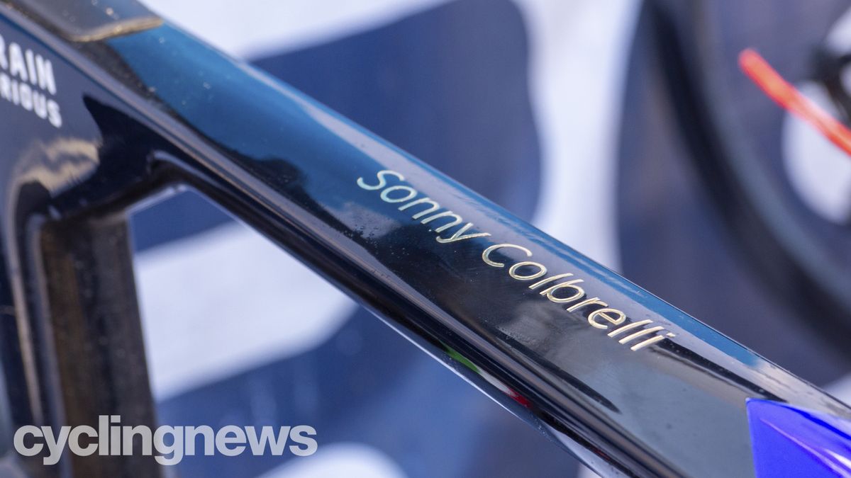 Sonny Colbrelli's bike from Omloop Het Nieuwsblad