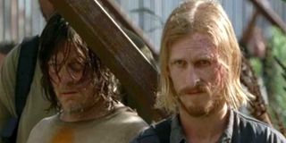 The Walking Dead Daryl and Dwight at the Sanctuary AMC