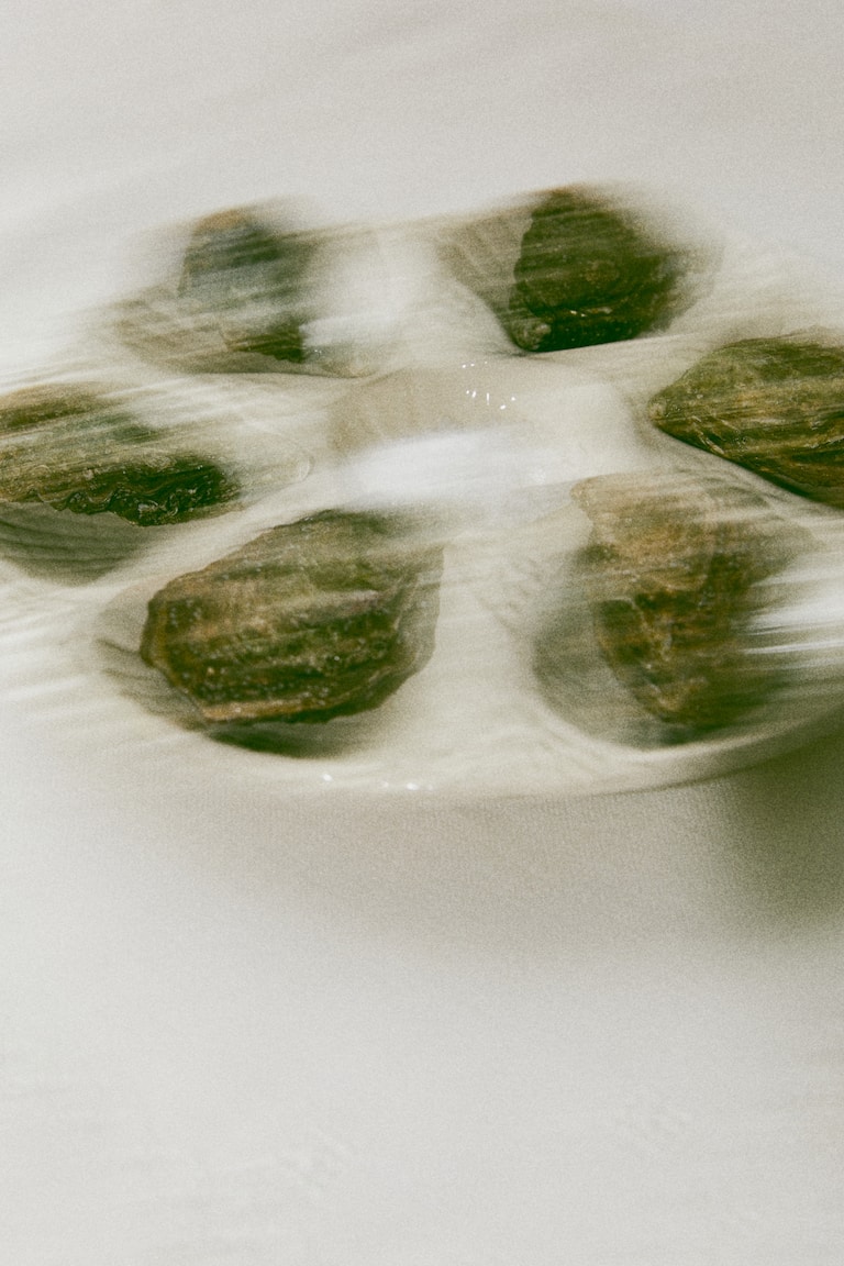 Stoneware Oyster Plate