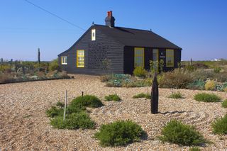 Derek Jarman’s garden, Dungeness, Kent.