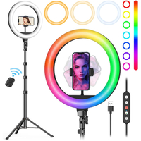 Weilisi 10" Selfie Ring Light with Tripod Stand:$39.99$23.99 at Amazon