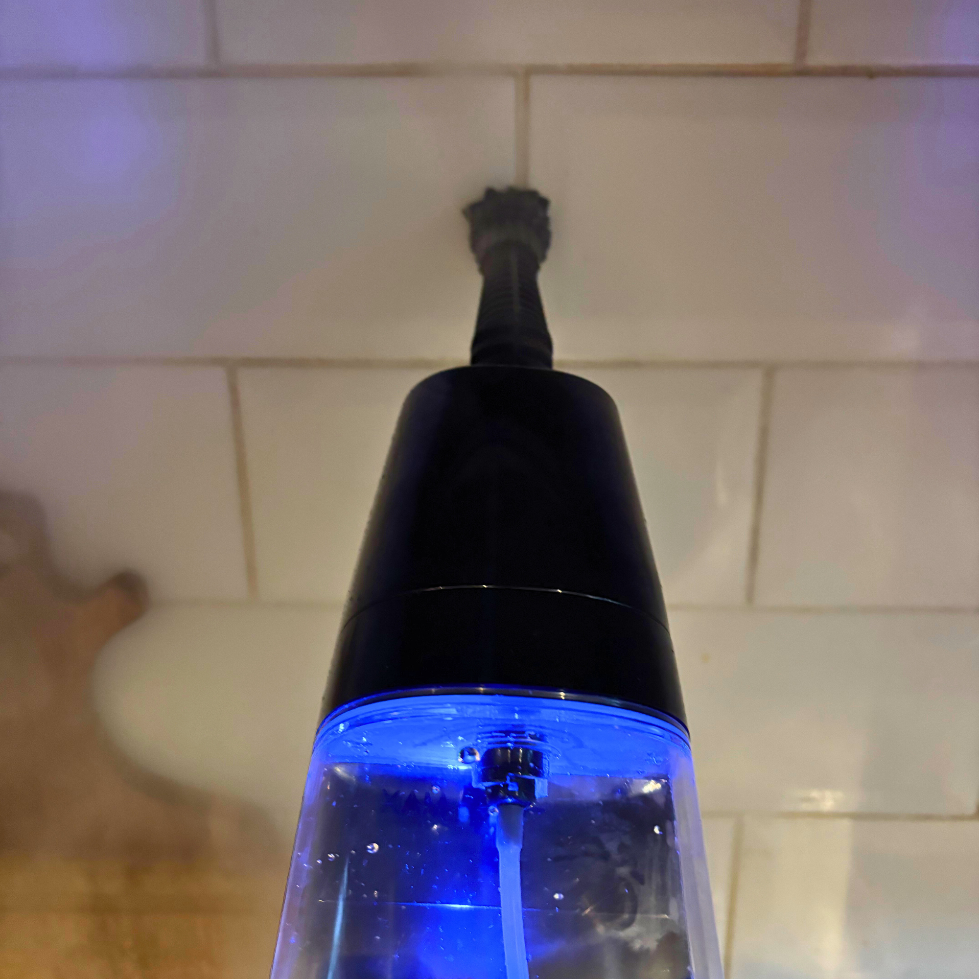 Lakeland 2-in-1 Steam Mop in use on kitchen tiles