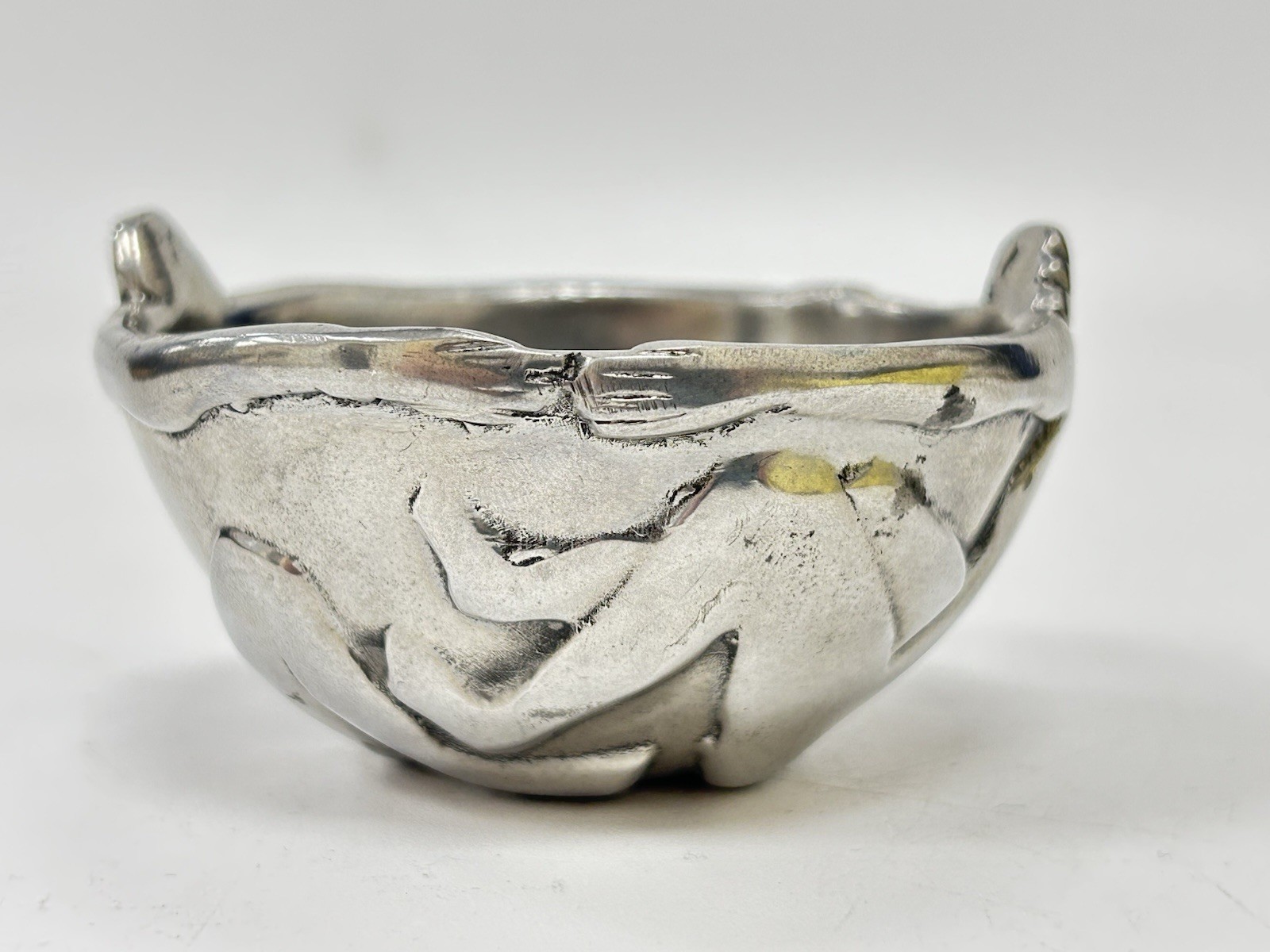 Vintage Carrol Boyes Functional Art Early Design Small Pewter Bowl