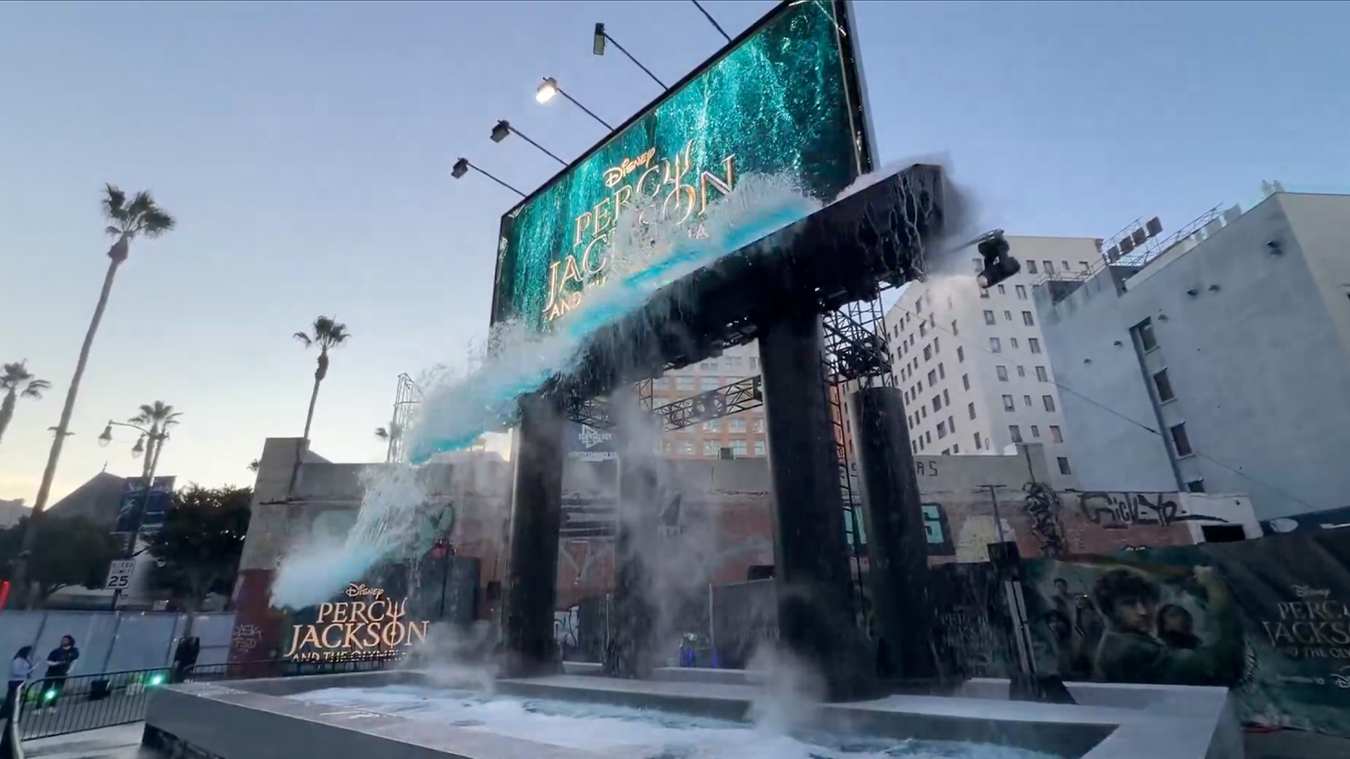 Percy Jackson and the Olympians billboard