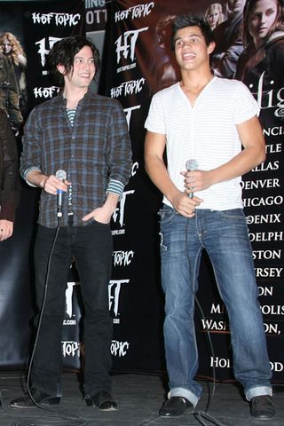 Jackson Rathbone and Taylor Lautner at the Twilight LA fan Q&A