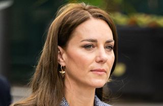 Catherine, Duchess of Cambridge attends the official opening ofThe Glade Of Light Memorial at Manchester Arena