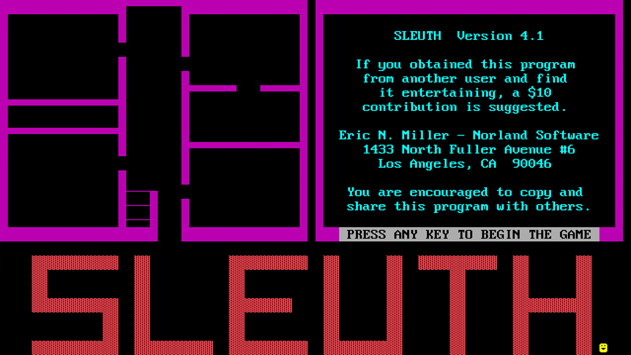 Sleuth is a text-based murder mystery simulator that is far scarier than it  has any right to be