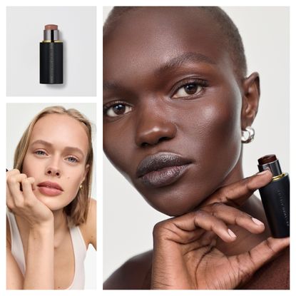 Models showing Westman Atelier's Face Trace Contour Stick