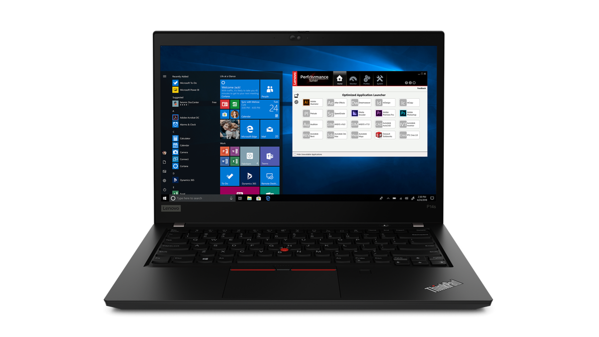 ThinkPad P14s Hero Front Facing