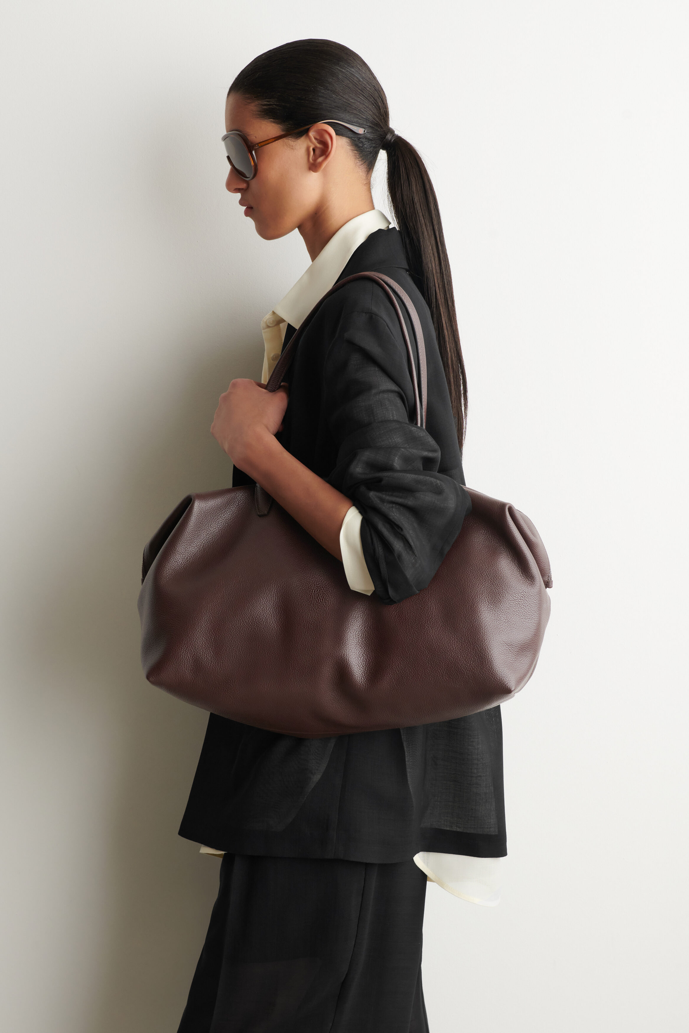 Frieze Bowling Bag - Leather