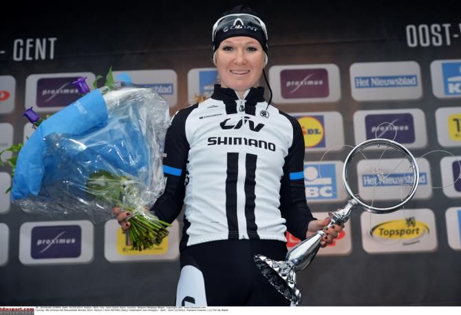 Amy Pieters (Team Giant-Shimano) soaks up the win