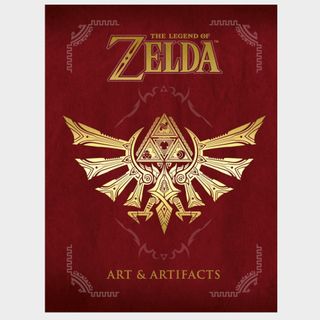 The Legend of Zelda: Art & Artifacts on a plain background