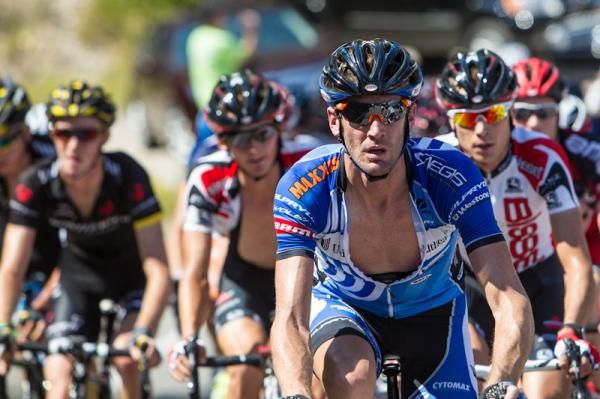 Rory Sutherland (UnitedHealthcare) comes to the front on the last climb.