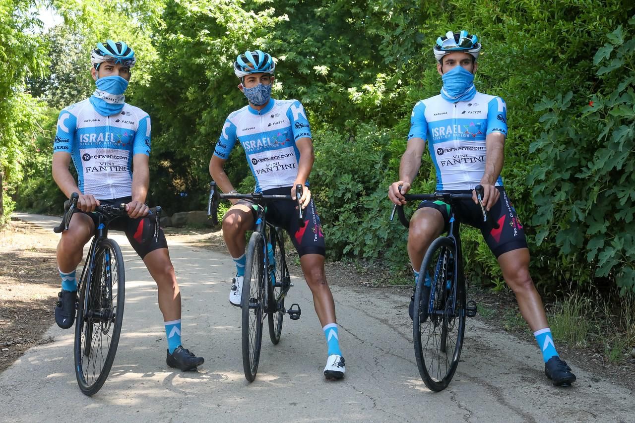 Members of the ISN squad in face masks