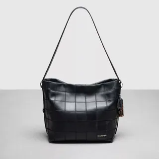 Alter/ego Hobo Bag in Checkerboard Upcrafted Leather