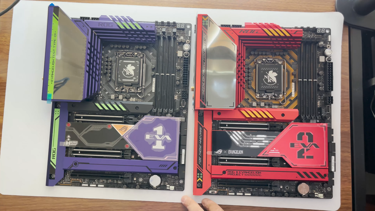 B*T様 不具合ROG MAXIMUS Z790 HERO EVA-02 EDI Asus ROG Maximus Z790 Hero EVA-02 Evangelion Motherboard Spoils