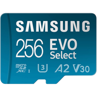 Samsung EVO Select 256GB SD card: was $40 now $17.99 at Amazon Save 55% -