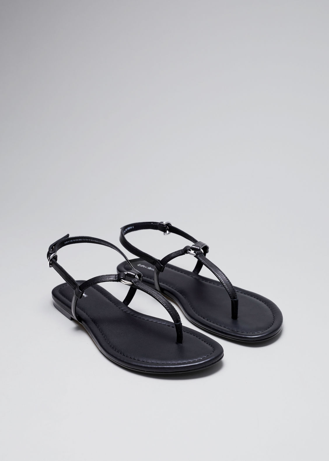 T-Bar Leather Sandals