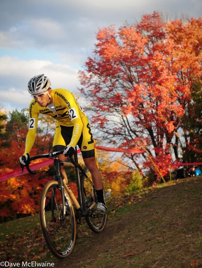 Several-time Israeli mountain biking champion Rotem Ishay (Boo Bicycles), racing cyclocross in Cincinnati, Ohio