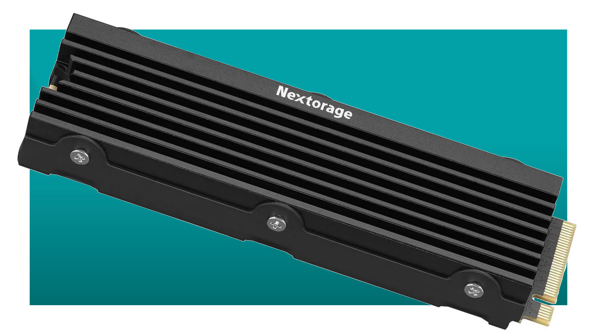 The Nextorage NEM-PAC SSD with heatsink included floats within the PC Gamer deal void.
