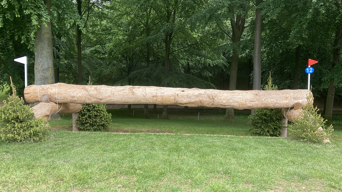 Bramham Horse Trials cross-country course 2023: fence 12