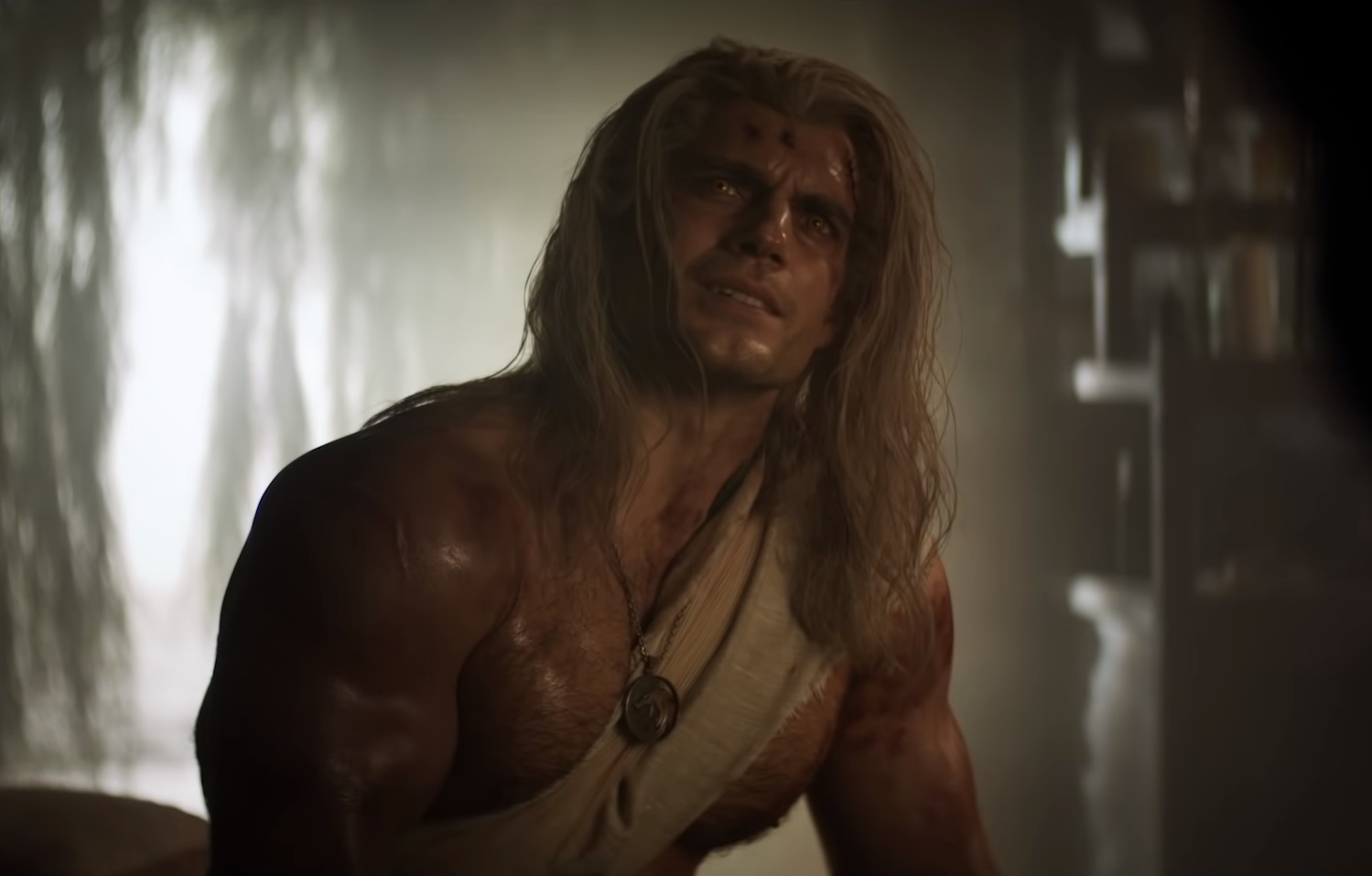 Henry Cavill as Geralt in The Witcher on Netflix season 1