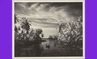 black and white imagery of a group of people