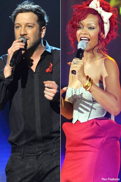 Matt Cardle and Rihanna - X Factor final duets, Marie Claire