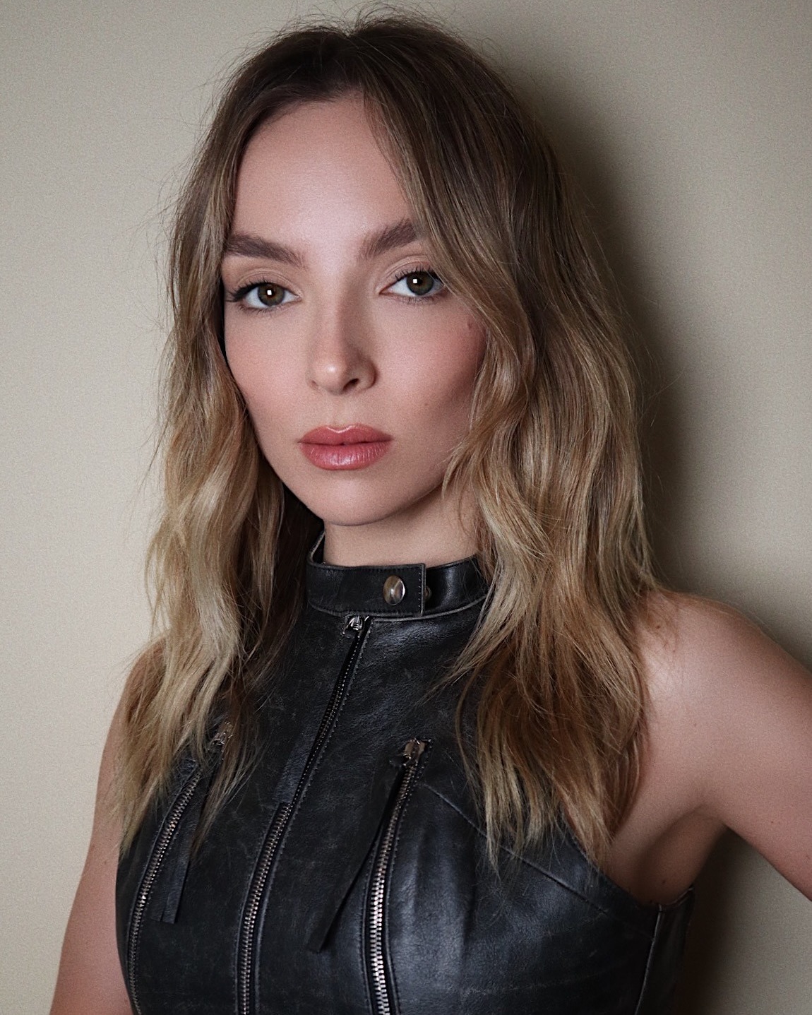 Jodie Comer with ghost waves