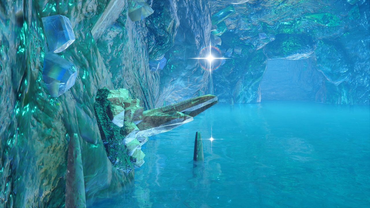 Sunbreak Sapphiron Ore mining outcrop