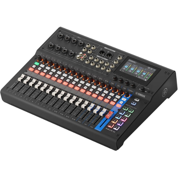 A Yamaha MGX16 mixing desk