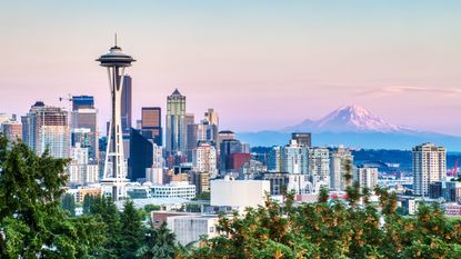 Seattle Washington cityscape for capital gains gas story