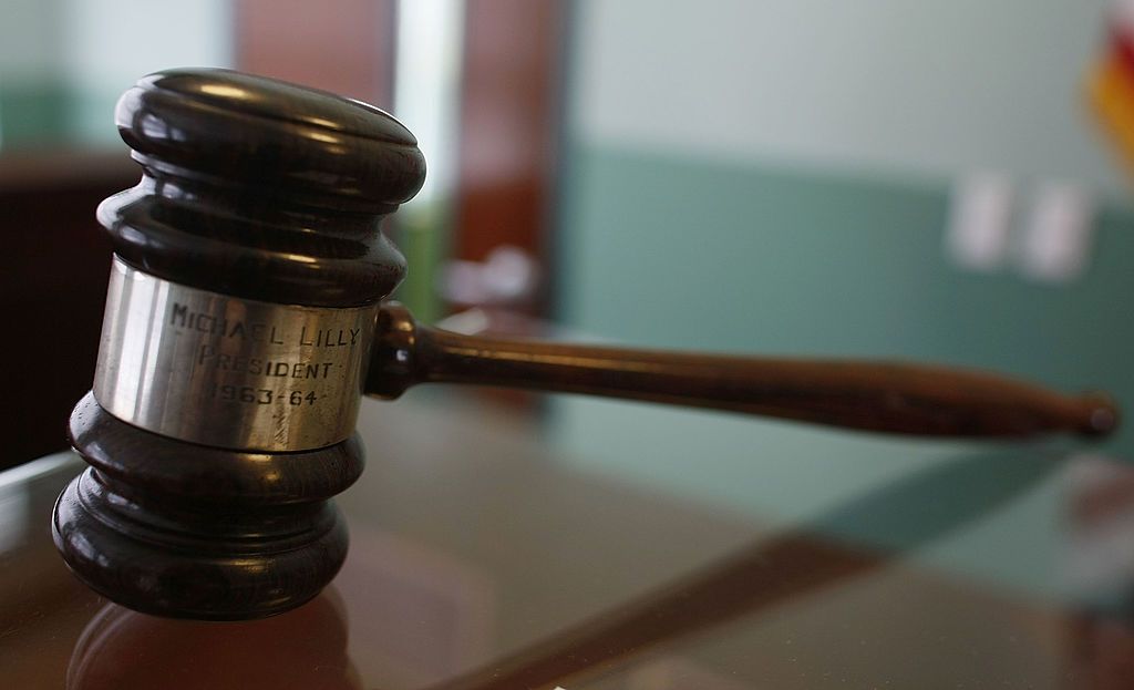 A gavel at the Black Police Precinct and Courthouse Museum.